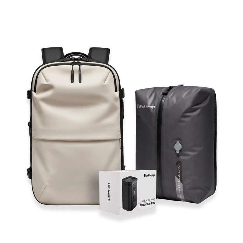 Aero Backpack + 18L Vacuum Bag + Air Compression Pump