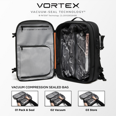 Aero Air Vacuum Seal Compression Backpack 60L