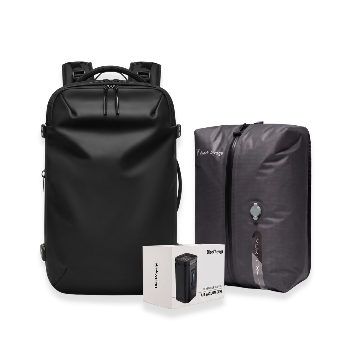 Zephyr Backpack + 18L Vacuum Bag + Air Compression Pump
